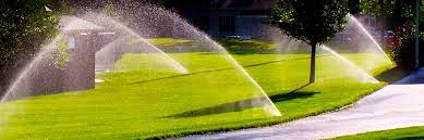 Residential sprinkler coverage across the lawn by Green Horse