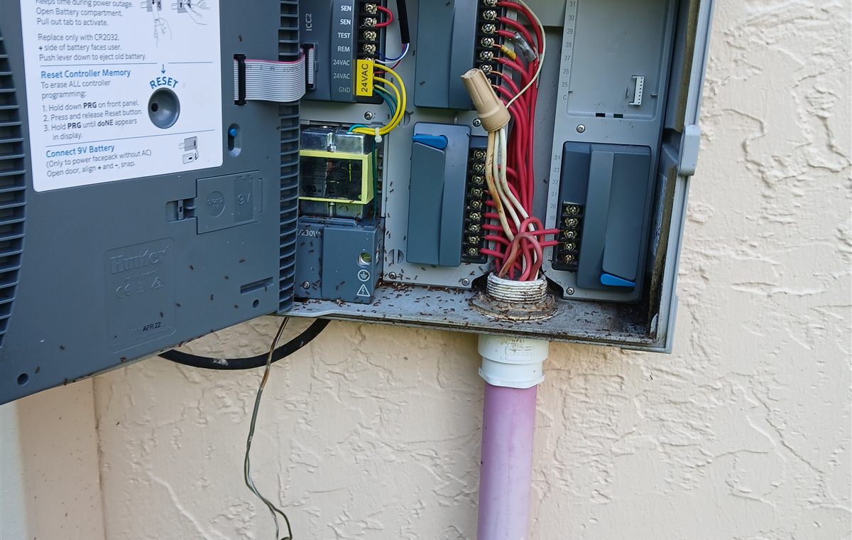 Real irrigation timer controller wiring